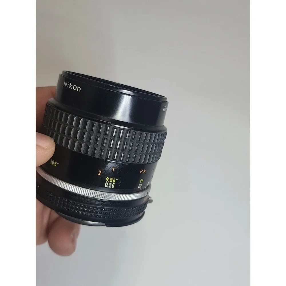 NIKON MICRO-NIKKOR 55mm f/2.8 MF Lens AIS/AI-S Mount fits FILM DIGITAL EXCELLENT